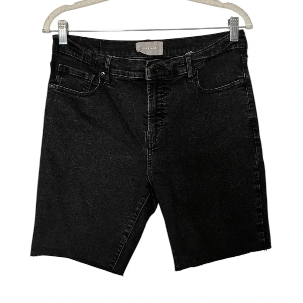 Everlane Black Denim Jean Shorts